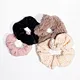 Big Fluffy Scrunchies With Different Fabric